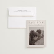 "you and me" - Save the Dates in Mist by Christy Hy Lee - Save the Date with Envelope