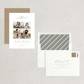 "Simply" - Save the Dates in Golden by Sarah Brown - Assembled