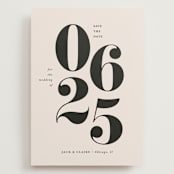 "It's a Date" - Save the Dates in Tuxedo by That Girl Press - Front