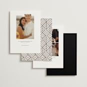 "It's a Date" - Save the Dates in Tuxedo by That Girl Press - Back of Card Options