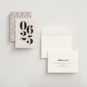 "It's a Date" - Save the Dates in Tuxedo by That Girl Press - Assembled