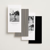 "Elongated" - Save the Dates in Ink by Ekko Studio - Back of Card Options