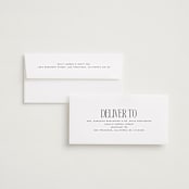 "Elongated" - Save the Dates in Ink by Ekko Studio - FREE Recipient Addressing