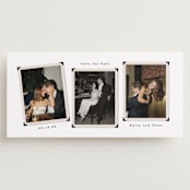 "Vintage Album" - Save the Dates in Snow by Tamara Hilje - Front