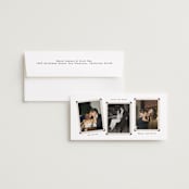 "Vintage Album" - Save the Dates in Snow by Tamara Hilje - Save the Date with Envelope