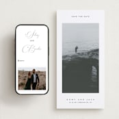 "Breathe love" - Save the Dates in Wave by Yuliya Evseeva - FREE Wedding Website