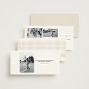 "Be There or Be Square - Save The Date" - Save the Dates in Cream by Cleghorn Creative - Back of Card Options