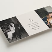 "Parker" - Save the Dates in Dove by Olivia Kanaley Inman - Detail