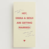 "Love Note" - Save the Dates in Latte by Helena Vitto - Front