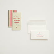 "Love Note" - Save the Dates in Latte by Helena Vitto - Assembled