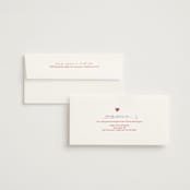 "Love Note" - Save the Dates in Latte by Helena Vitto - FREE Recipient Addressing