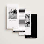 "classic timeless" - Save the Dates in Snow by Maja Cunningham - Back of Card Options