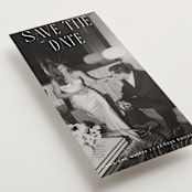 "classic timeless" - Save the Dates in Snow by Maja Cunningham - Detail