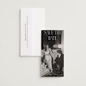 "classic timeless" - Save the Dates in Snow by Maja Cunningham - Save the Date with Envelope