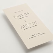 "In Love" - Save the Dates in Linen by Vanessa Doyle - Detail