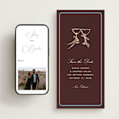 "Aperitif" - Save the Dates in Fig by Megan Davis - FREE Wedding Website