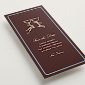 "Aperitif" - Save the Dates in Fig by Megan Davis - Detail