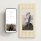 "palmetto" - Save the Dates in Lemon by Ellen Schlegelmilch - FREE Wedding Website
