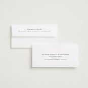 "His & Hers" - Save the Dates in Porcelain by Maria Alou - FREE Recipient Addressing