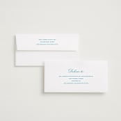 "Chess" - Save the Dates in Wave by Blustery August - FREE Recipient Addressing