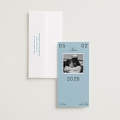"Chess" - Save the Dates in Wave by Blustery August - Save the Date with Envelope