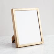 "Gold 8x10" - Standing Frame in brass gold by Minted - Front