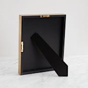 "Gold 8x10" - Standing Frame in brass gold by Minted - Back