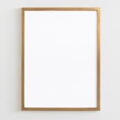 "Gold 18x24" - Standing Frame in brass gold by Minted - Front