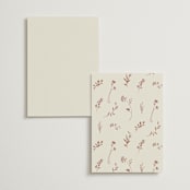 "Queen Anne's Lace" - Table Numbers in Creme Brulee by Jennifer Wick - Back of Card Options