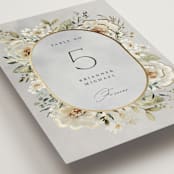 "Love Song" - Table Numbers in Meadow by Petra Kern - Detail