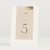 "Modern Serene" - Table Numbers in Blush by Hannah Williams - Folded