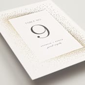 "Flicker" - Table Numbers in Sparkle by Pixel and Hank - Detail