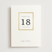 "Defined" - Table Numbers in Snow by mo kelley - Front