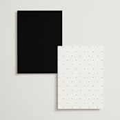 "Defined" - Table Numbers in Snow by mo kelley - Back of Card Options