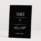 "Inventive" - Table Numbers in Pepper by Olivia Raufman - Folded