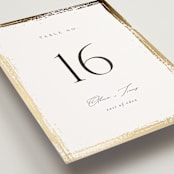 "Brushed Edge" - Table Numbers in Silk by Kelly Schmidt - Detail