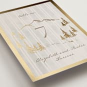 "Mountain Love" - Table Numbers in Dew by Petra Kern - Detail
