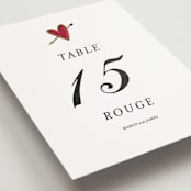 "Amore" - Table Numbers in Snow by Ani Somi - Detail