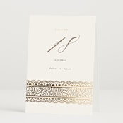 "Gilded Henna" - Table Numbers in Lily by Mansi Verma - Folded