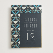"Deco pattern" - Table Numbers in Cote d'azur by Ana de Sousa - Front