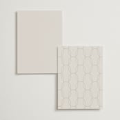"Newberry" - Table Numbers in Bisque by Kristie Kern - Back of Card Options