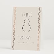 "Newberry" - Table Numbers in Bisque by Kristie Kern - Folded