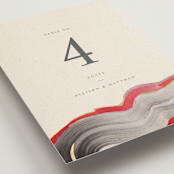"Agate" - Table Numbers in Gem by Sumak Studio - Detail