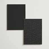 "Winter Garland" - Table Numbers in Tuxedo by Leah Bisch - Back of Card Options