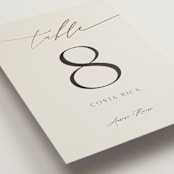 "gathering" - Table Numbers in Smoke by Olivia Raufman - Detail