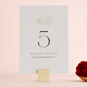 "Fantasia" - Table Numbers in Sugar by Jessica Williams - Front