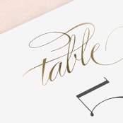 "Fantasia" - Table Numbers in Sugar by Jessica Williams - Detail