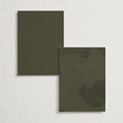 "poetique" - Table Numbers in Autumn by Kate Ahn - Back of Card Options