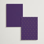 "Whole New World from Disney's Aladdin" - Table Numbers in Aubergine by Creo Study - Back of Card Options