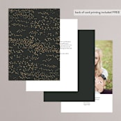 "Gather" - Table Numbers in Ebony by Leah Bisch - Back of Card Options